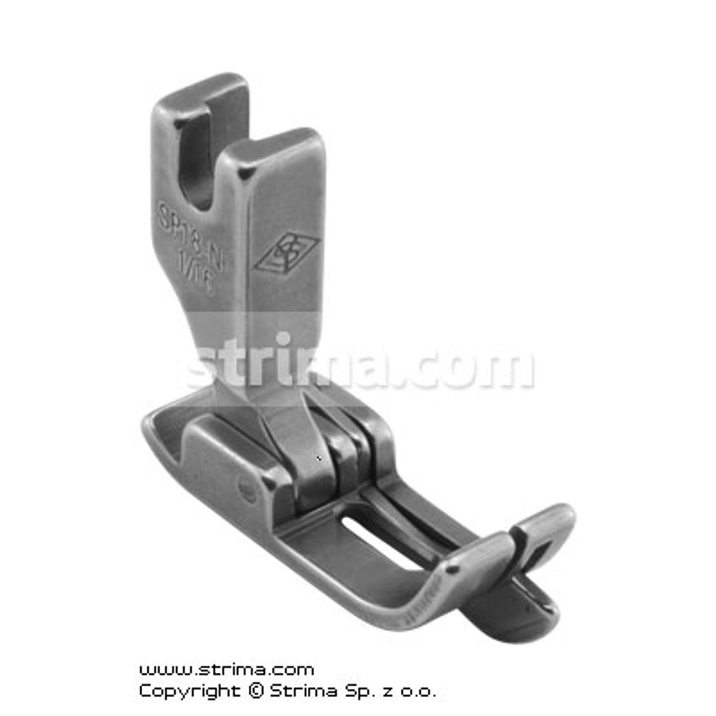 Stopka do transportu igłowego z liniałem prawym 1,6mm