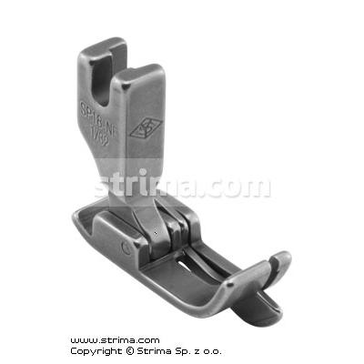 Stopka do transportu igłowego z liniałem prawym 0,8mm