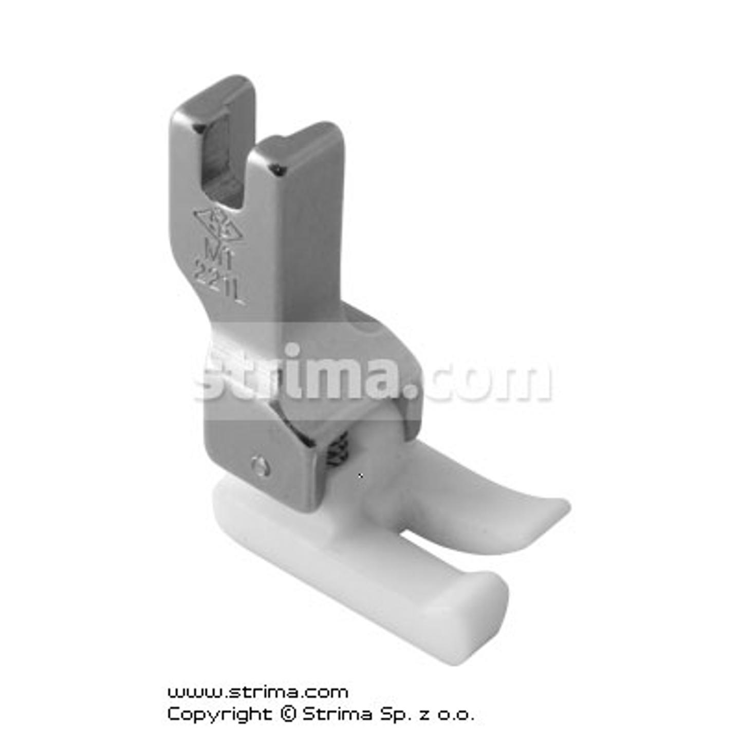 Compensating PTFE foot, left 1.6mm