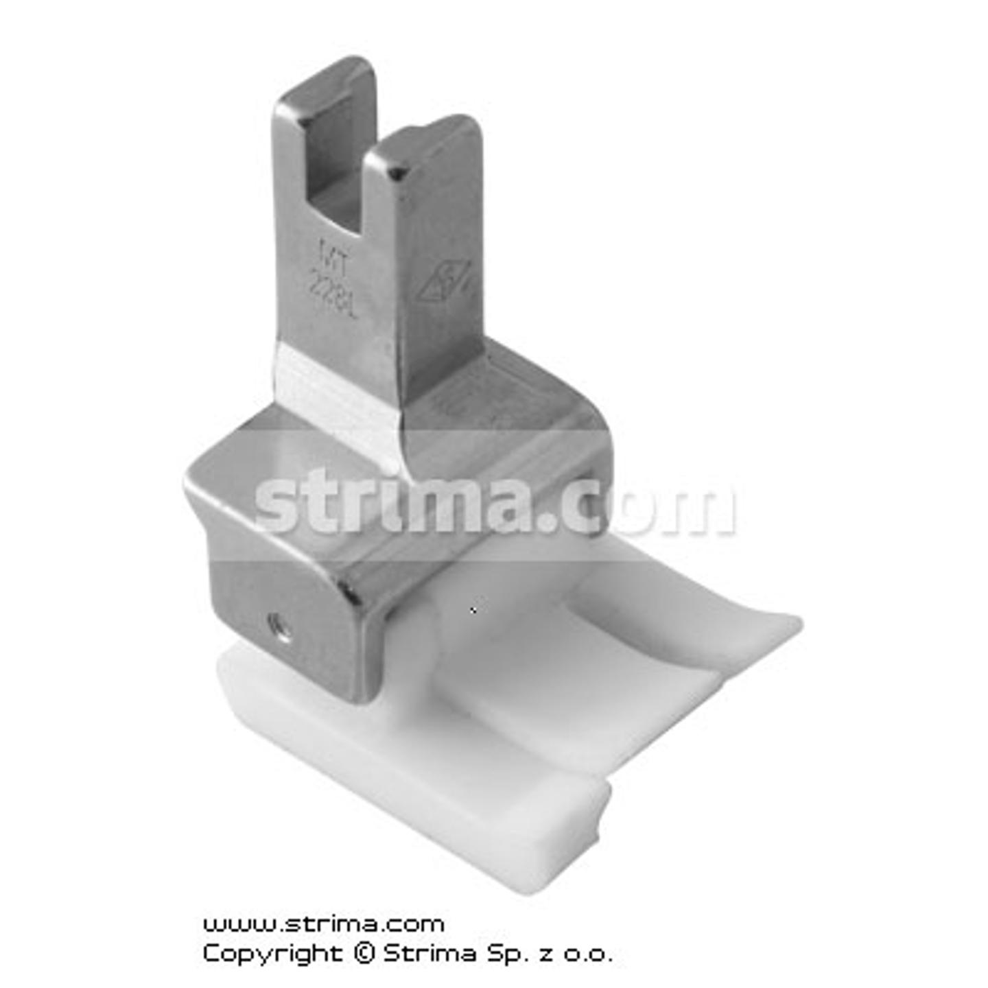 Compensating PTFE foot, left 12.7mm