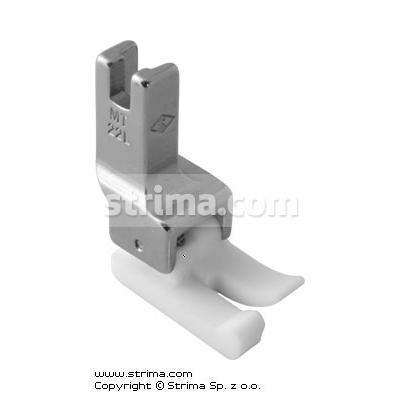Compensating PTFE foot, left 0.8mm