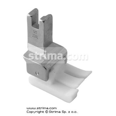 Compensating PTFE foot, left 6.4mm