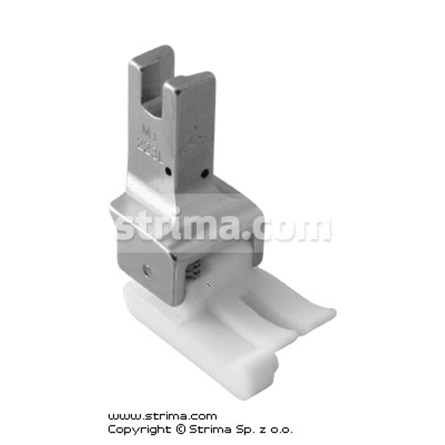 Compensating PTFE foot, left 4.8mm