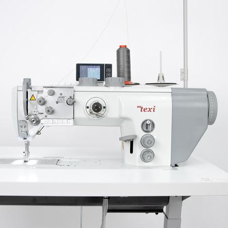 Automatic upholstery and leather lockstitch machine with unison feed, bobbin 26 mm - head only