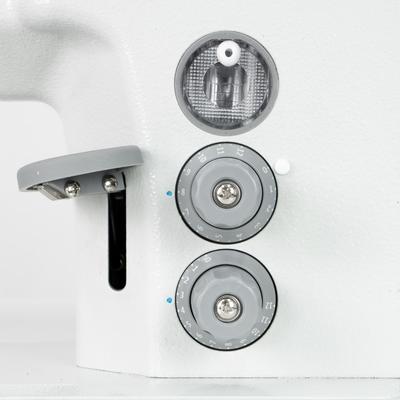 Automatic upholstery and leather lockstitch machine with unison feed, bobbin 26 mm - head only