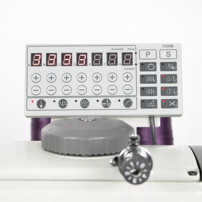 Double needle heavy duty postbed sewing machine with unison feed -  head only