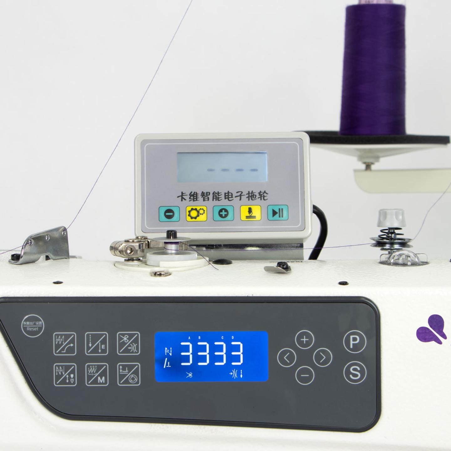 Stebnówka automatyczna 1-igłowa TEXI TRONIC 5F, lekkie i średnie materiały z pullerem elektronicznym