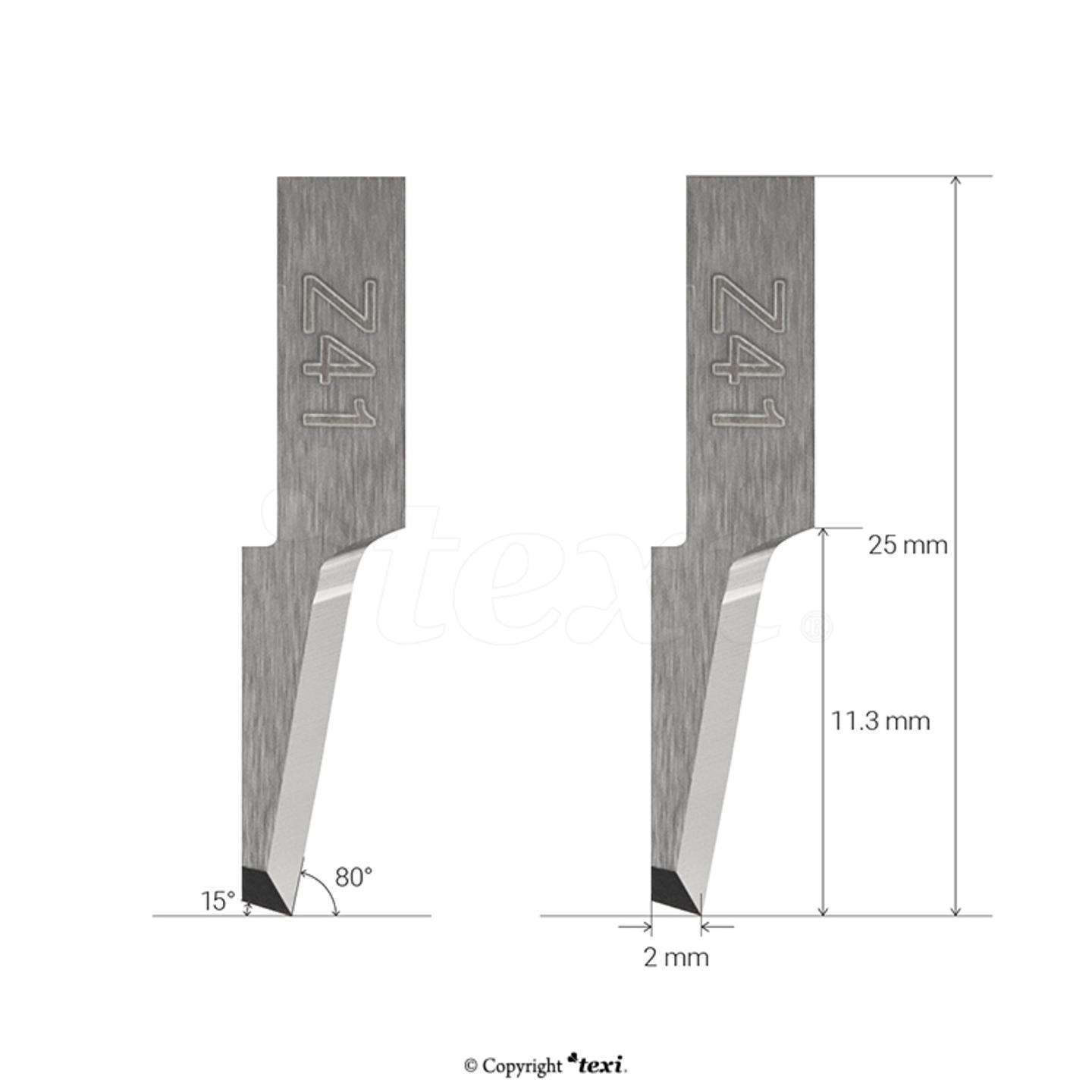 Blades for Oscillating Tool (EOT) for cutter for TEXI, ZUND, IECHO, Blackman & White, Filiz, Humantec, Lectra MFC, Wild