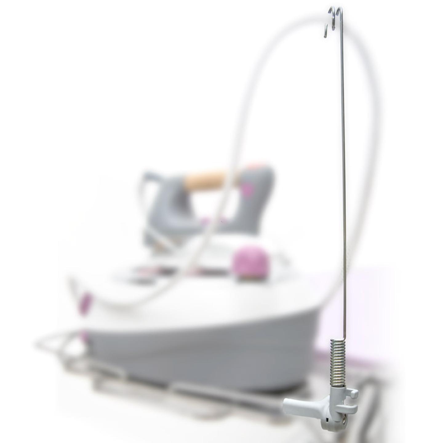 Iron cable holder with snap hook