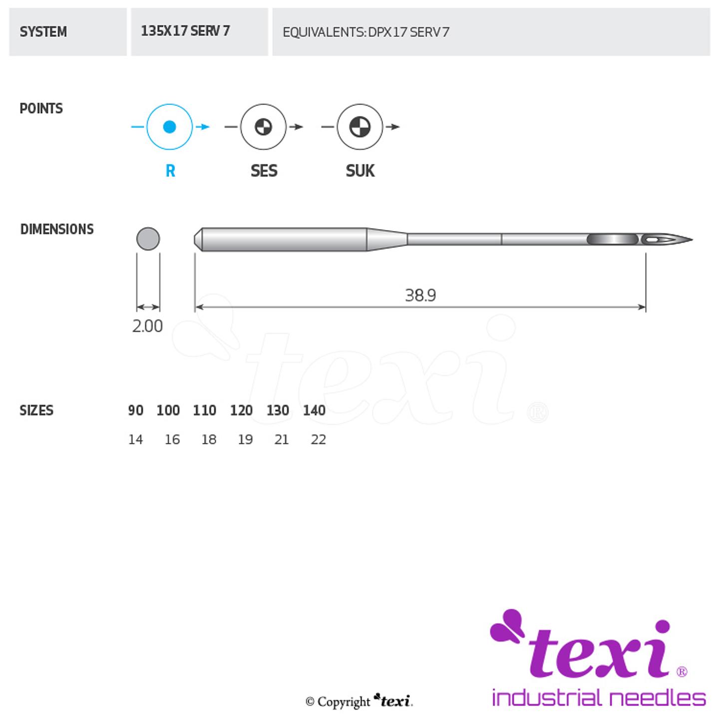 Sewing machine needles
