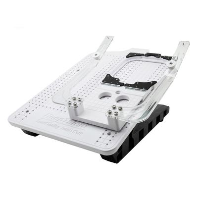 Hoop station for magnetic frames