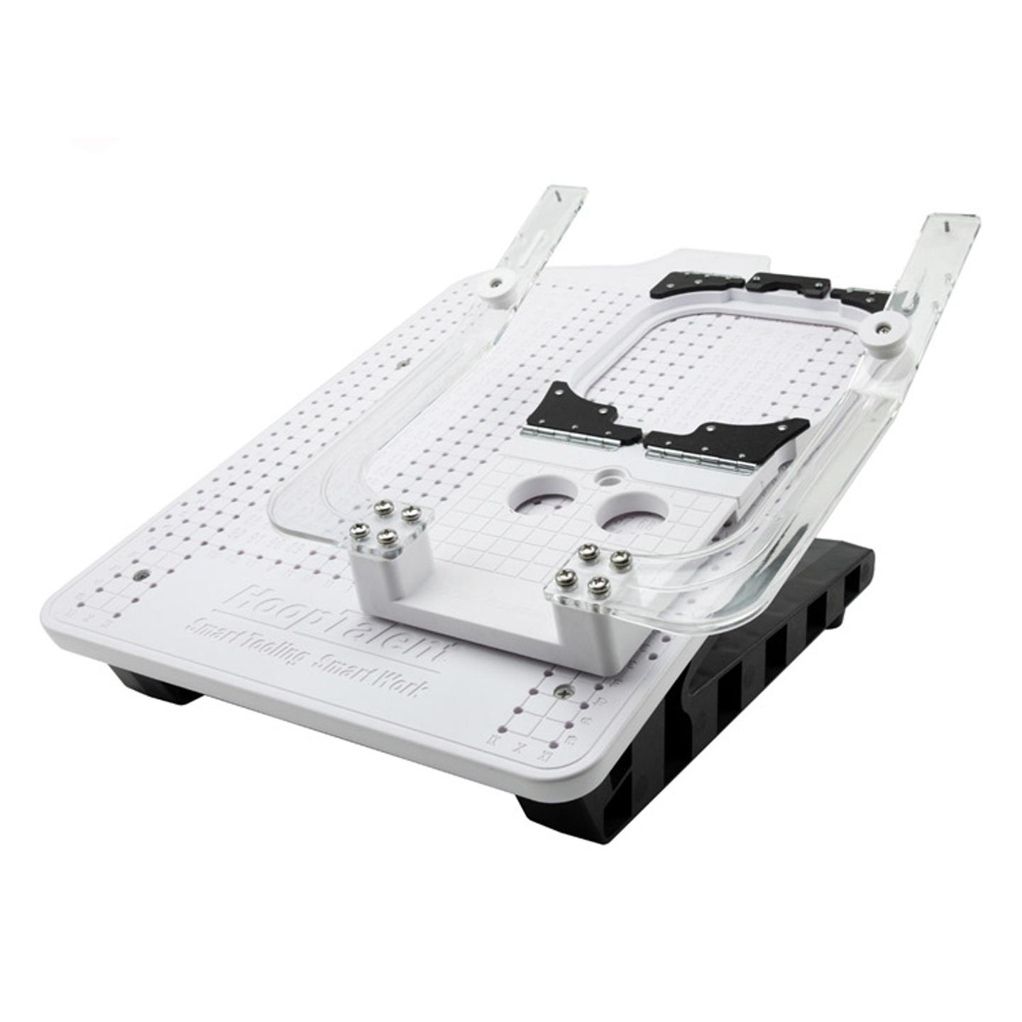 Hoop station for magnetic frames